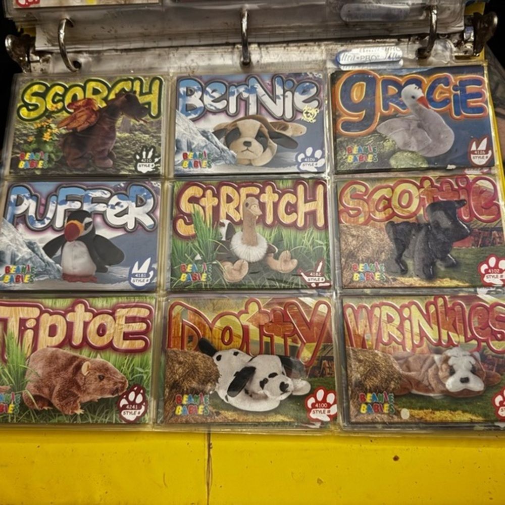 Vintage Ty Beanie Baby Trading Cards